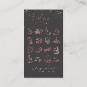 Rose Gold Signature Spa Logo Visitekaartje