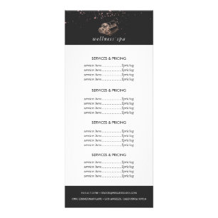 Rose Gold Spa Logo Prijzen Diensten Reclamekaart