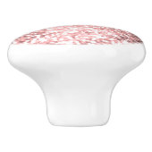 Rose Gold Sparkle Lights Girls Glittery Sparkly Keramische Knop (Zijkant)