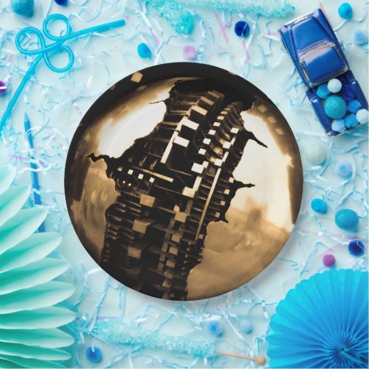 Rose Gold Steampunk Papieren Bordje (Feest)