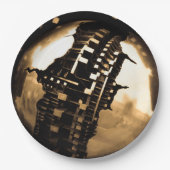 Rose Gold Steampunk Papieren Bordje (Voorkant)