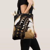 Rose Gold Steampunk  Tote Bag (Dichtbij)