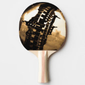 Rose Gold Stoomtechiek  Tafeltennisbatje (Voorkant)