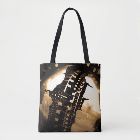 Rose Gold Stoomtechiek Tote Bag (Voorkant)