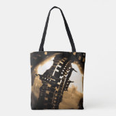 Rose Gold Stoomtechiek Tote Bag (Achterkant)