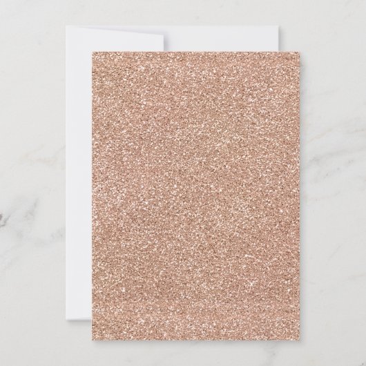 Rose Gold Taco ''bout Love Koppels bruiloft Kaart (Achterkant)