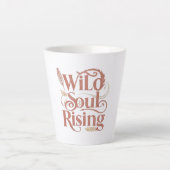 Rose Gold Wild Soul Rising Free Spirit Latte Mok (Voorkant)