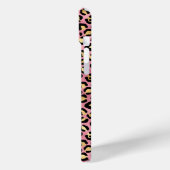 Rose Goud Folie Luipaardprint Monogram Case-Mate iPhone Case (Achterkant / Links)