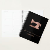 Rose Goud Folie Naaimachine Aanpassingen Planner (Display)