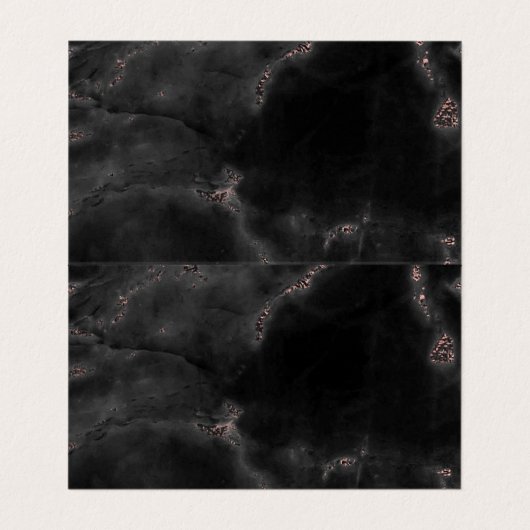 Rose Goud Marmer Visagist Haarstylist Op Maat Visitekaartje (Binnenkant ongevouwen)