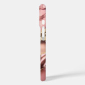 Rose Goud Marmeren Hoestelcase Luxe Abstract Case-Mate iPhone Case (Achterkant / Links)