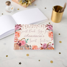 Rose Goud Pompoen Sweet 16 of Aangepaste Boho
