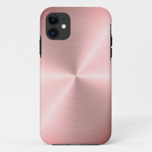 Rose Goud Radiaal Metaal Aangepast Case-Mate iPhone Case