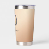 Rosé goud | Red Color Real Estate Geïsoleerde Drinkbeker (Links)