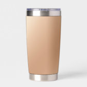 Rosé goud | Red Color Real Estate Geïsoleerde Drinkbeker (Achterkant)