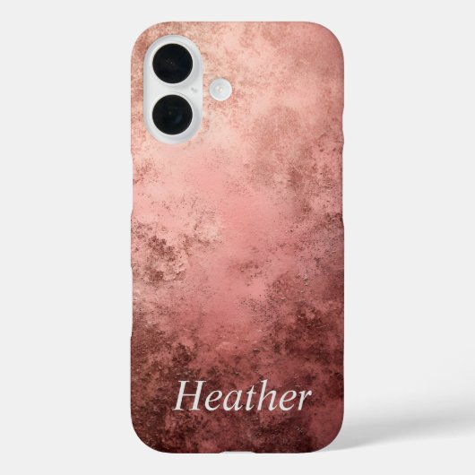 Rose Goud Textuur Achtergrond Case-Mate iPhone Case (Achterkant)