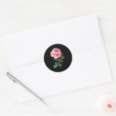 Rose Graphic Premium Tri-blend Ronde Sticker (Envelop)