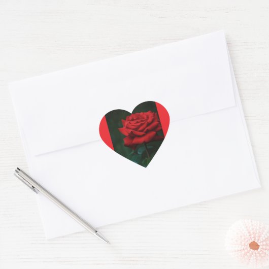 rose hart sticker (Envelop)