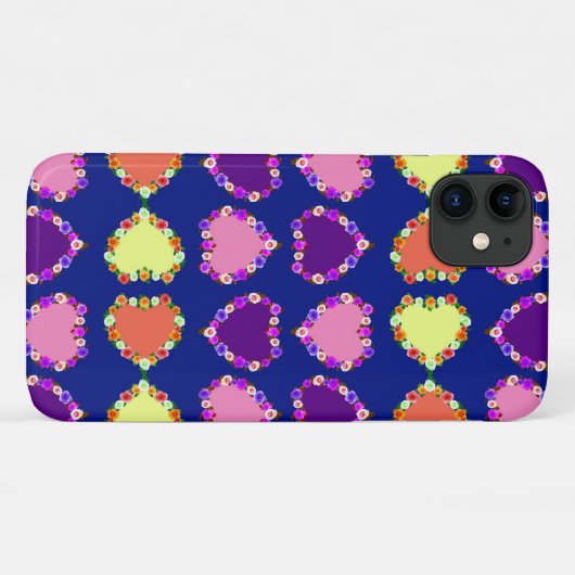 Rose Harten Case-Mate iPhone Case (Achterkant (horizontaal))