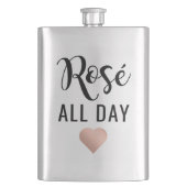 Rosé hele dag heupfles (Voorkant)