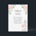 Rosé hele dag Vrijgezellenfeest tafel Kaart<br><div class="desc">Deze schattige uitnodiging zal klaar zijn om naar je toekomstige gasten te sturen wanneer je het aanpast!</div>