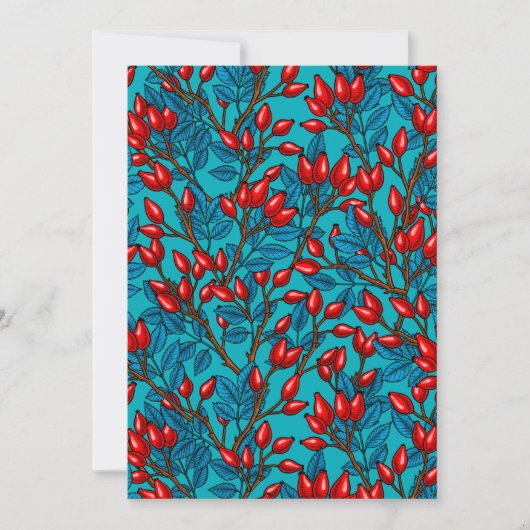 Rose hips, red and blue (Voorkant)