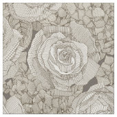 rose hydrangea floral silver tea leather stof (Close Up)