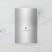 Rose & Jewel Zilveren 25e Jubileum Dank Je Bedankkaart (Binnen)