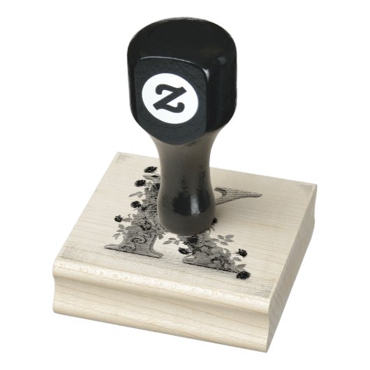 Rose "K" Rubberstempel (Stempel)