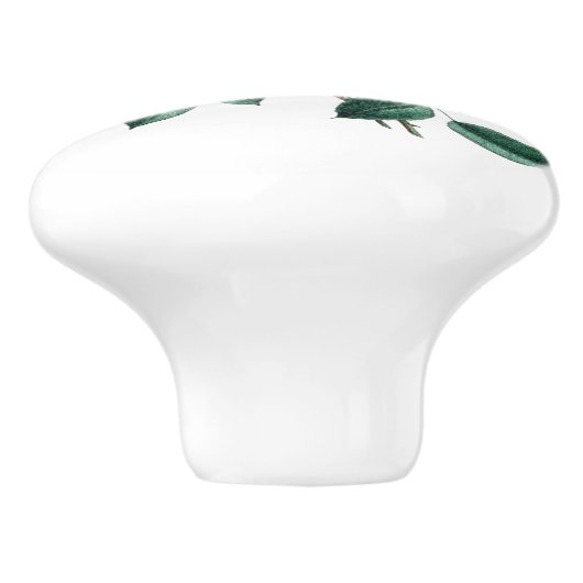 Rose Keramische Knop (Zijkant)