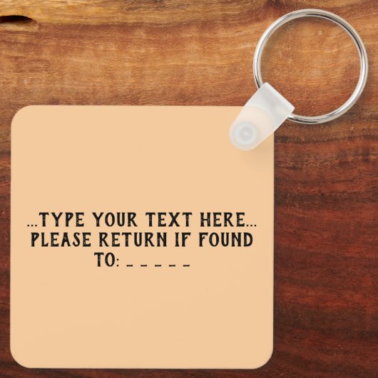 Rose Keychain with Your Name (Achterkant)