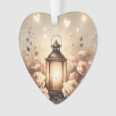 Rose Lantern Glow Bouquet Ornament (voorkant)