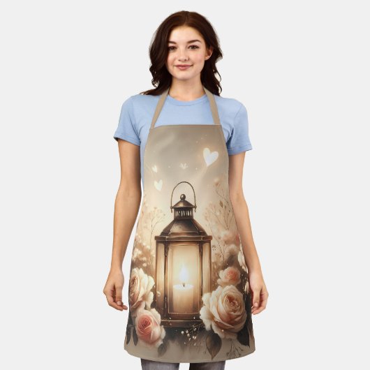 Rose Lantern Glow Bouquet Schort (Gedragen)