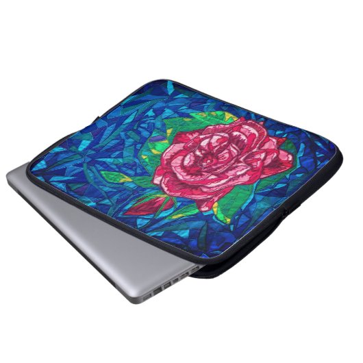 Rose Laptop Sleeve (Voorkant onderkant)