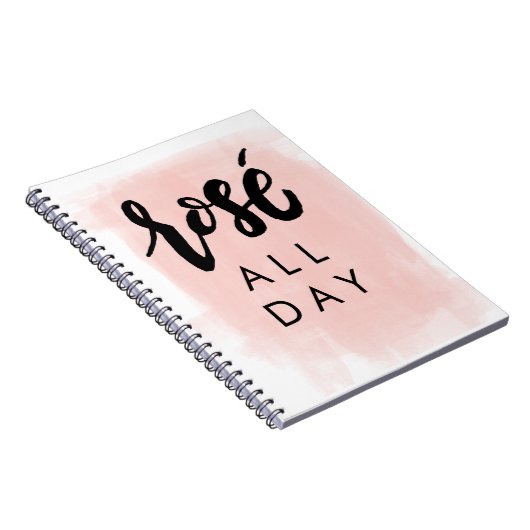 Rosé-laptop voor de hele dag notitieboek (Rechterzijde)