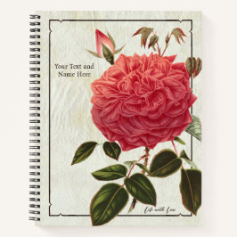 Rose Leven met Liefde Notitieboek - Bloemige Charm