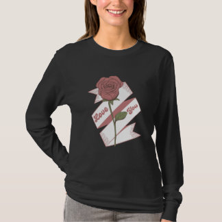 Rose Love Lint – Romantische Bloemkunst T-shirt