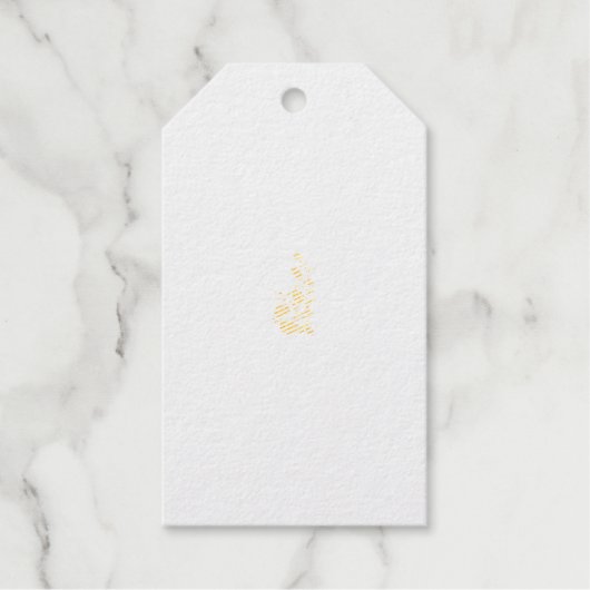 Rose Madder, Thunderbird bloemendesign Cadeaulabels (Voorkant)