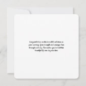 Rose Nuchterheidsbadge | 12-Stappen-Herstel Kaart (Achterkant)