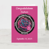 Rose Nuchterheidschip | 12-Stappen Herstel Kaart (Voorkant)