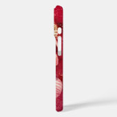 ROSE on Red Background Case-Mate iPhone Case (Achterkant / Links)