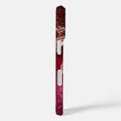 ROSE on Red Background Case-Mate iPhone Case (Achterkant / Rechts)