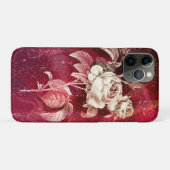 ROSE on Red Background Case-Mate iPhone Case (Achterkant (horizontaal))