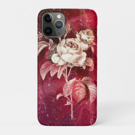 ROSE on Red Background Case-Mate iPhone Case