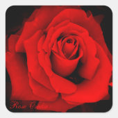 Rose Osaka：Square Seal Vierkante Sticker (Voorkant)