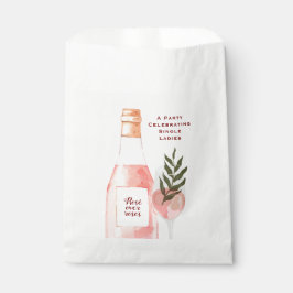 Rosé over Rozen Valentijnsdag Party Pink Bedankzakje