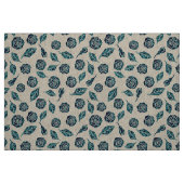 Rose Pandora - Navy Teal Stof (Fat Quarter)