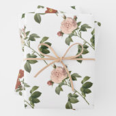 Rose Pattern Inpakpapier Vel (In situ)