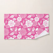 ROSE PATTERN (PINK) BAD HANDDOEK (Handdoek)