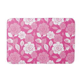 ROSE PATTERN (PINK) BADMAT